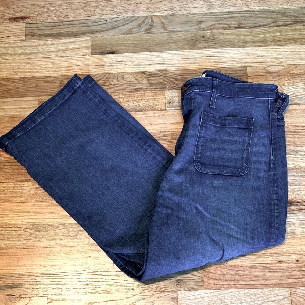 NWOT Madewell Emmett Curvy Wide Leg Jeans